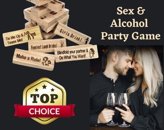 Naughty Couples Tower Game – Sex & Alcohol Party Edition