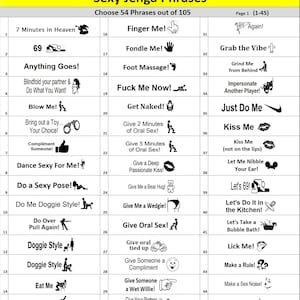 Sexy Couples Game - Perfect Sex Toy for Boyfriend, Girlfriend, Husband