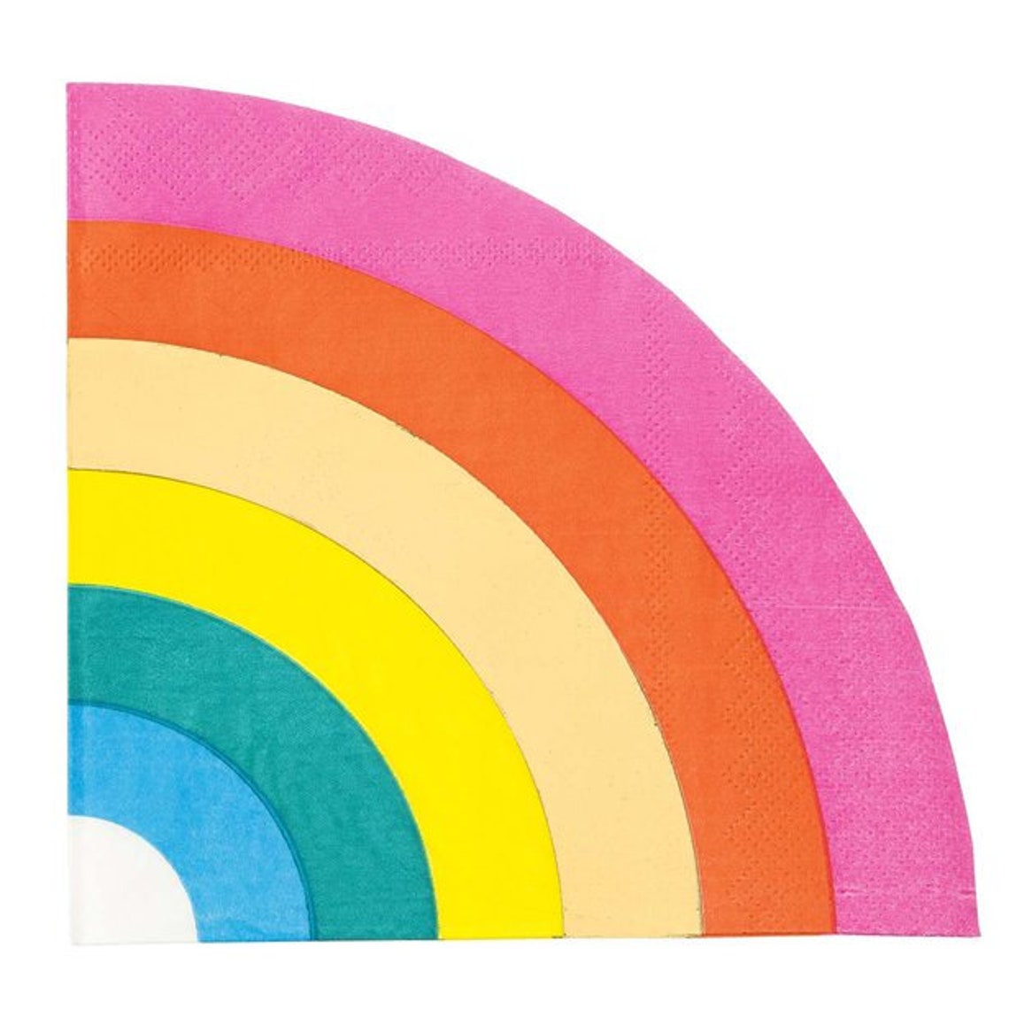 Rainbow Napkins 1st Birthday Lunch Napkins Party Paper Etsy