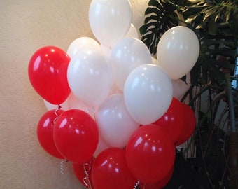 Balloon Bouquet, Party Balloons, Baby, Wedding, Decor, Bride, Hen, Birthday, Mini Balloons, Garland, Red White Balloons Pack 20