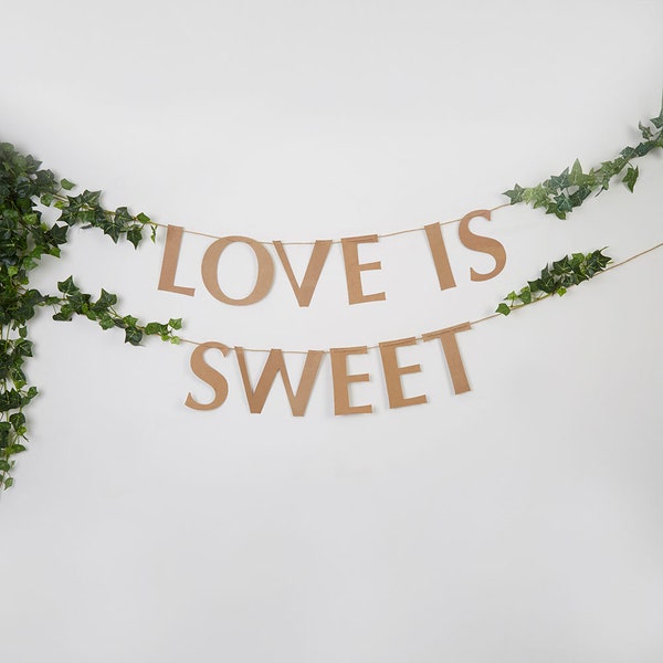 Love is Sweet Banner - Etsy