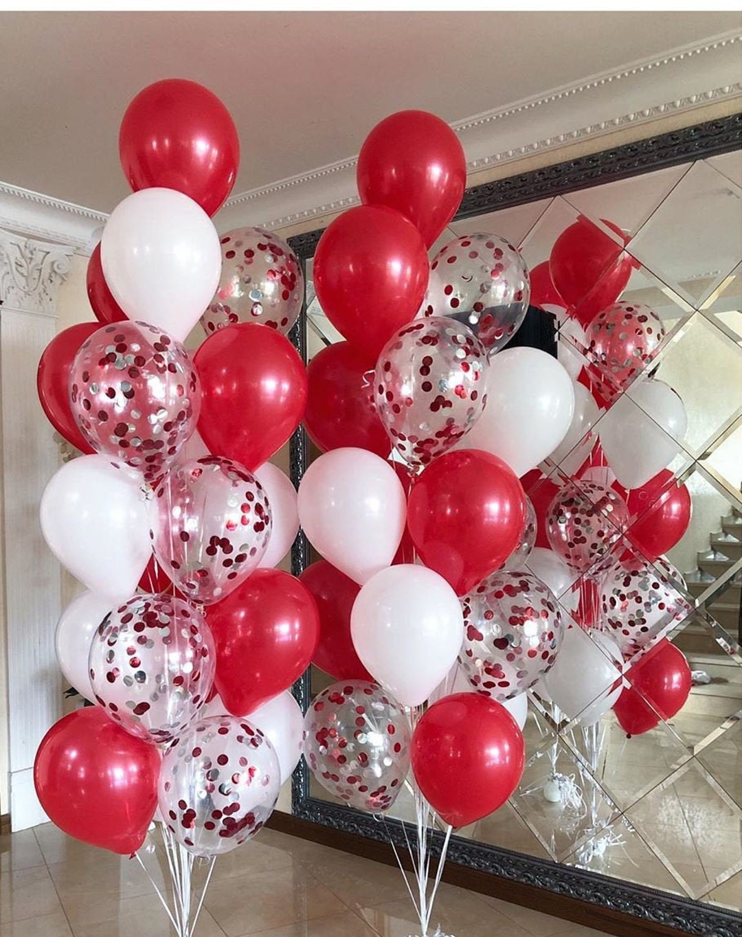 Buy Red Confetti Bouquet Balloon Baby Wedding Online in India -