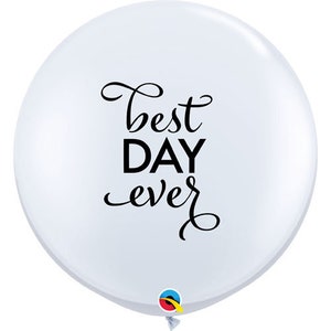 Best Day Ever ballons, équipe mariée, poule faire, mariage, nuptiale, ballons de fête, ballons au plafond, ballons, engagée, fiançailles 3ft 36 pouces