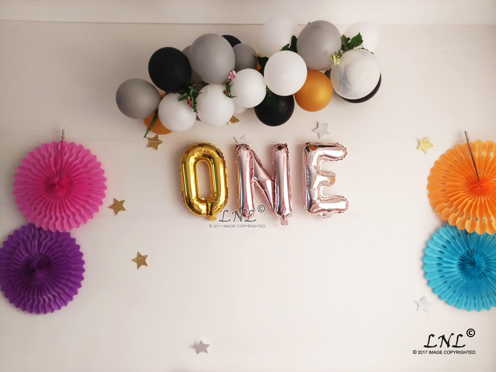 ONE rose gold silver balloons, party balloons, 16" balloons, letter, mylar balloons, birthday, baby shower, i am one, wild one, 1st birthday