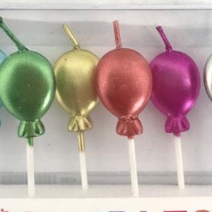 Balloon Candles, Silver Candles, Fuchsia Candles, Set of Candles, Hello 30, Cake Topper, Cake Candles, Birthday Candles, Happy Birthday