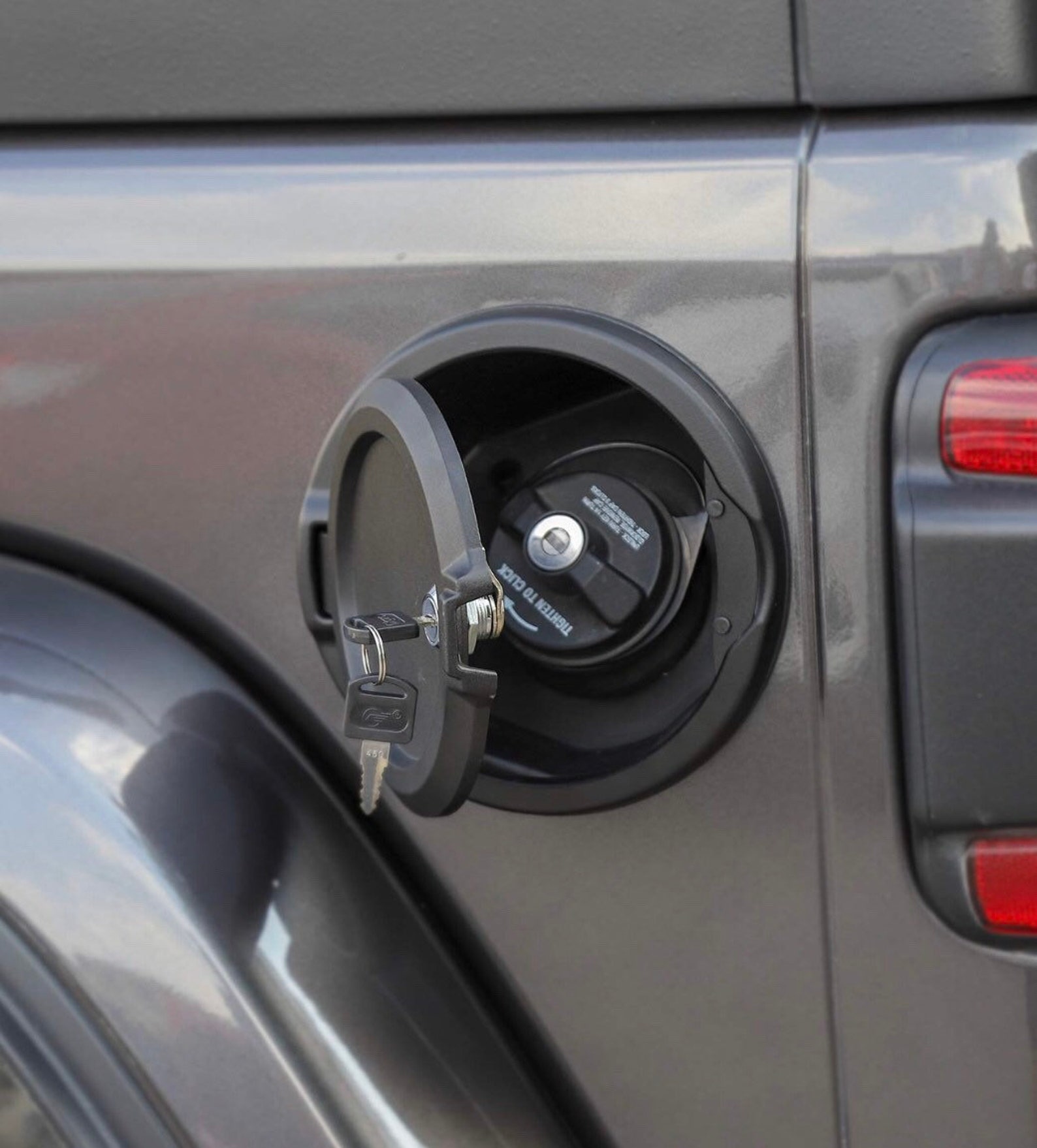 Locking Fuel Door for Jeep Wrangler JL Gas Cap Cover Etsy