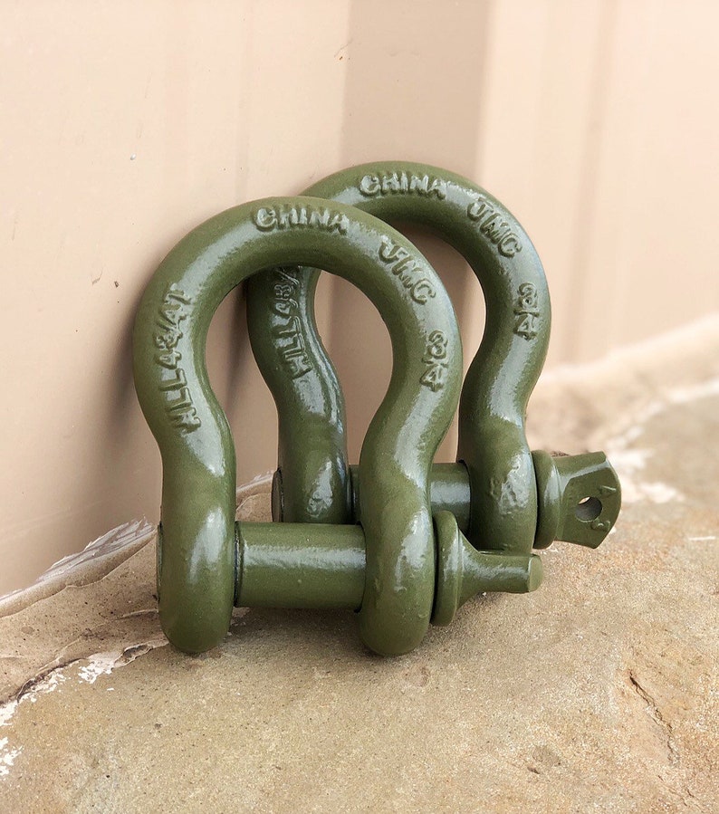 2 DRings / Shackles Custom Color Jeep Truck Towing Etsy