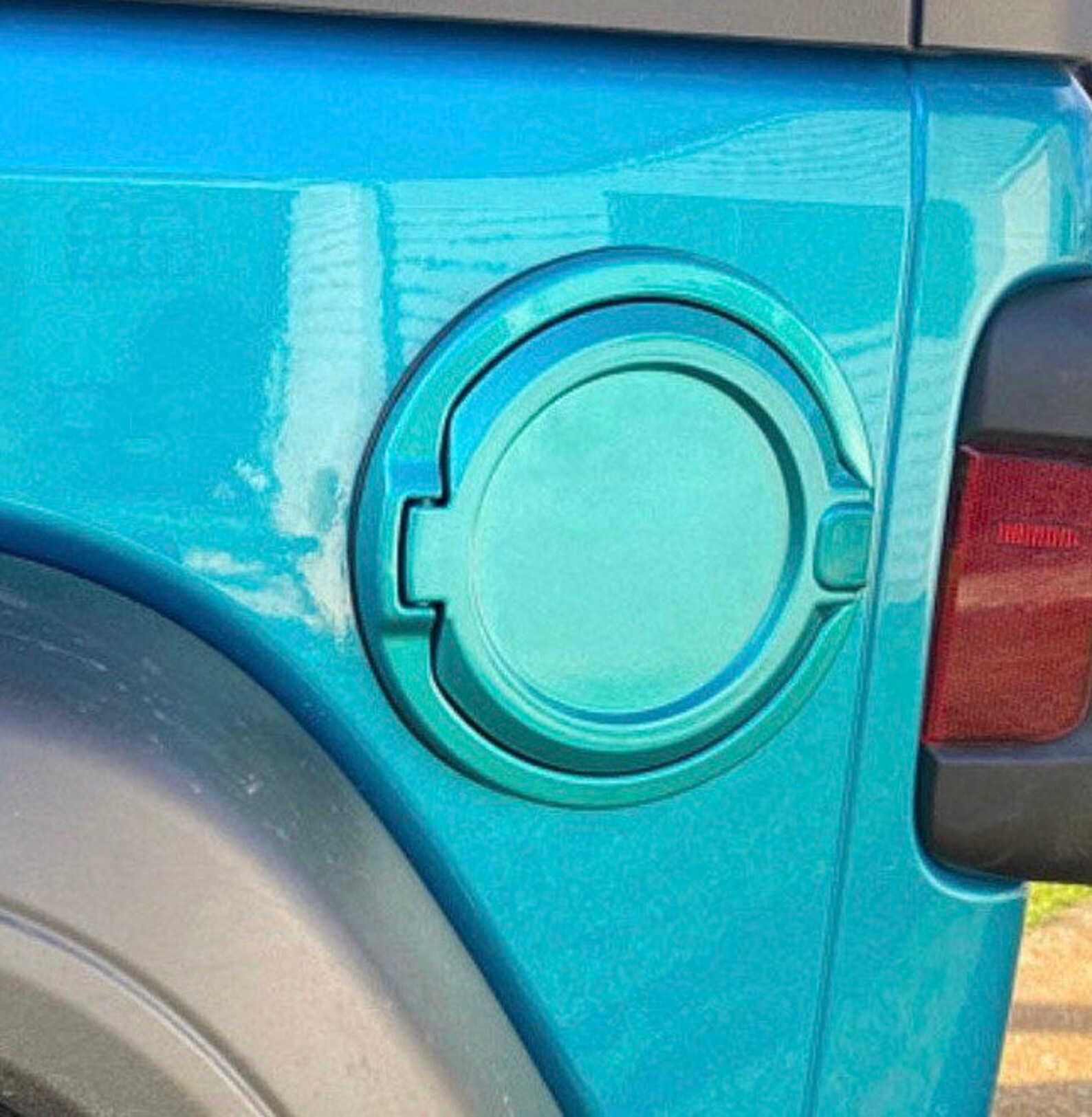 Teal Fuel Door for Jeep JL Etsy