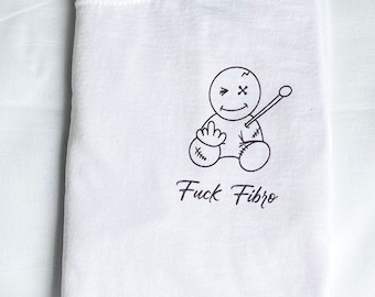 Fibromyalgia Awareness T-shirt - Fuck Fibro Voodoo Doll Design