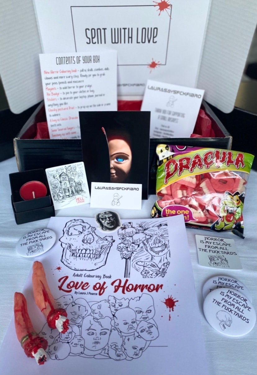 The LOVE OF HORROR Gift Box New full of horror Limited | Etsy