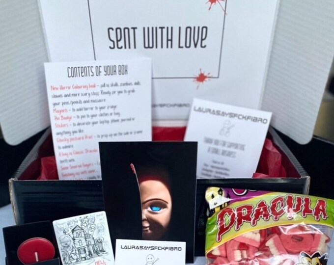 Gift Box the LOVE OF HORROR Gift Box New Full of Horror Limited Stock