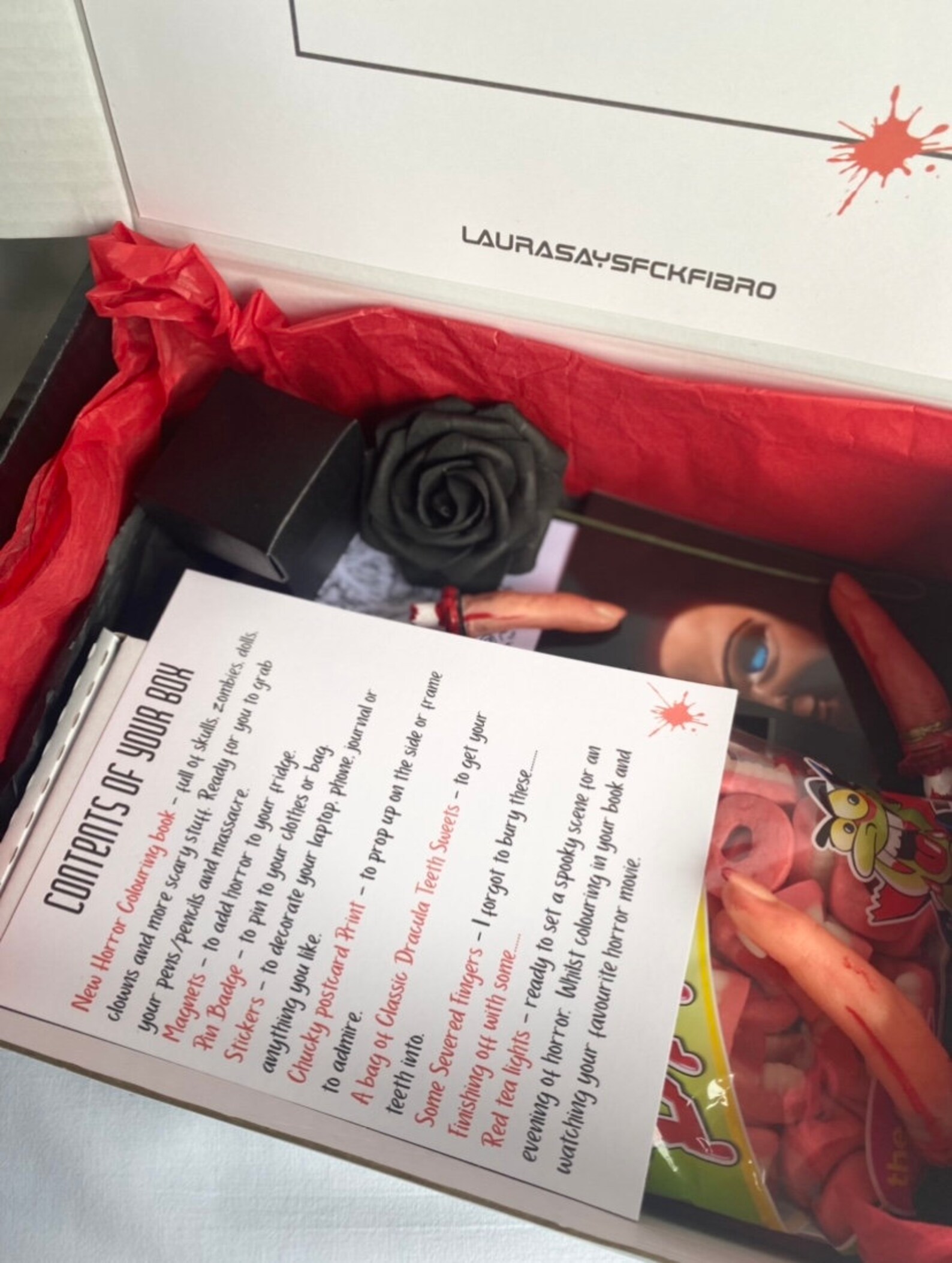 The Love Of Horror Gift Box New Full Of Horror Limited | Etsy
