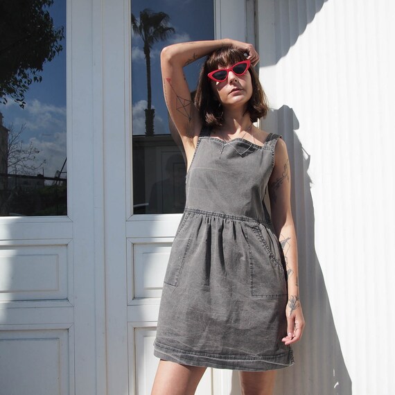 90's overall dress