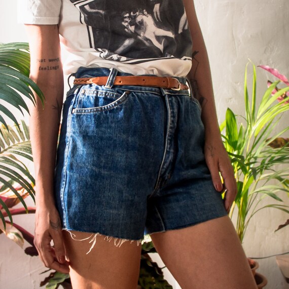 vintage cut off denim shorts