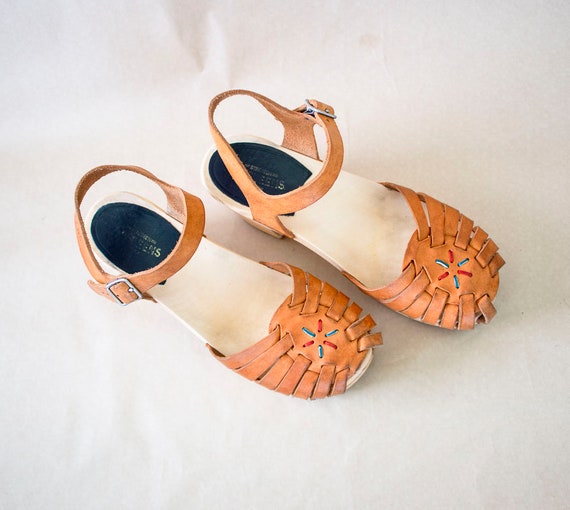 boho closed toe sandals