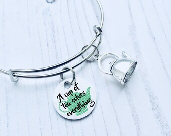 unique gifts tea lovers cup of tea solves everything lover gift jewellery teapot charm bangle gift for lovers charm worldwide shipping gifts for tea lovers etsy unique gifts tea lovers cup of tea solves everything lover gift jewellery teapot charm bangle gift for lovers charm worldwide shipping gifts for tea lovers etsy