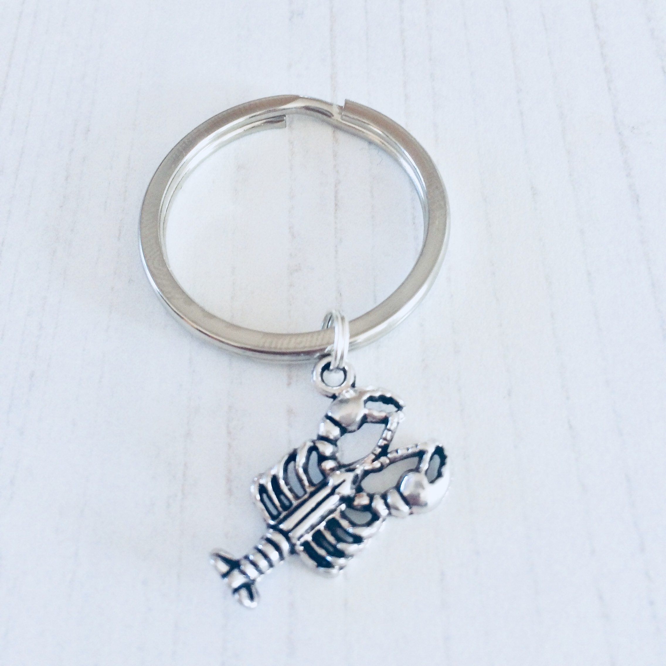 Lobster Keyring Keychain Lobster Gift Ideas Be My Lobster Etsy