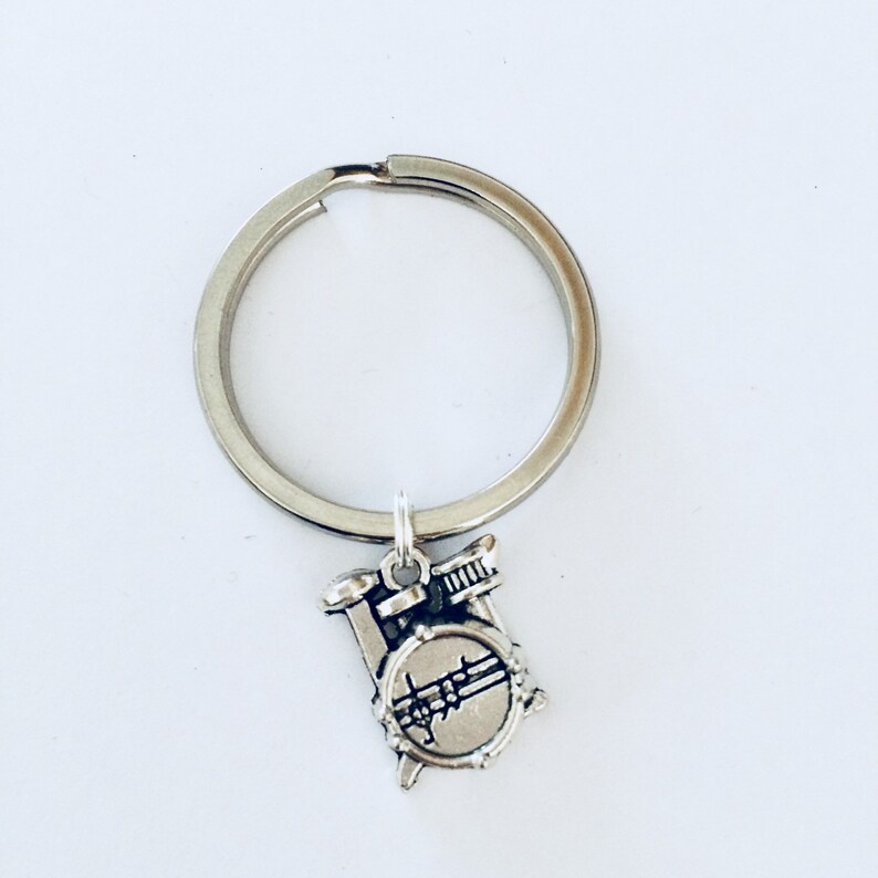 Drums Keychain Drum Set Keyring Drums Gift Ideas Drummer Etsy UK