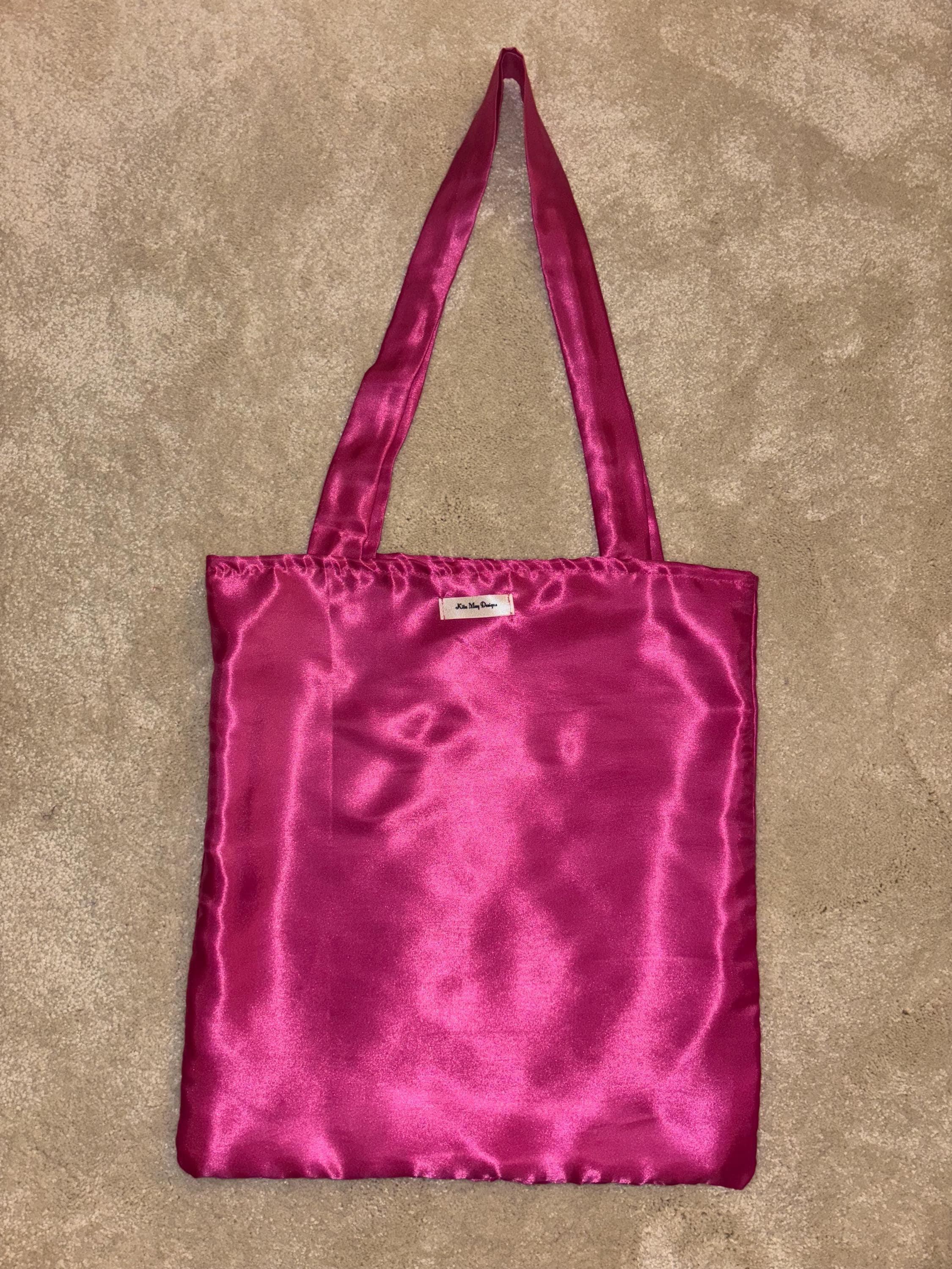 Satin Tote Bag - Etsy Satin Tote Bag - Etsy