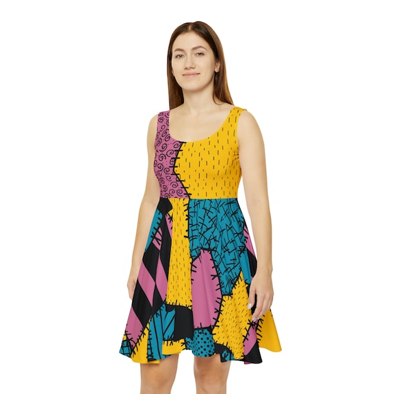 sally skater dress Plus Size - Disney The Nightmare Before Christmas Sally Lace-Up Skater Dress