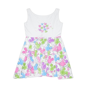 Adult Main Street Balloons Skater Dress