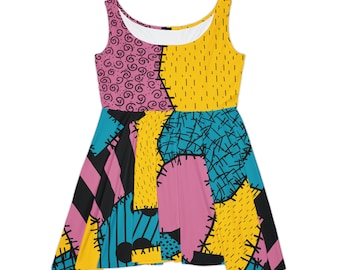 Vestido skater NBC inspirado en Sally para adultos