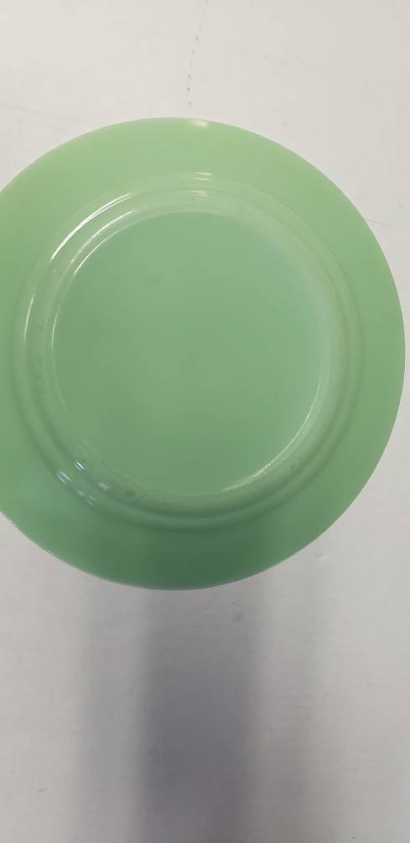 Vintage unmarked Jadeite dinner plate 10 diameter Etsy