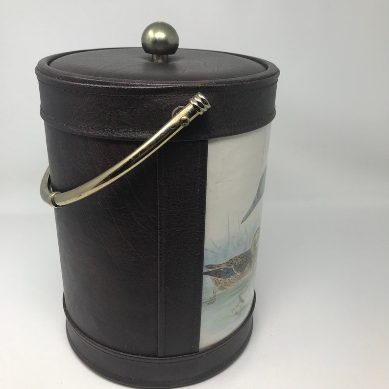 Vintage Duck Ice Bucket mallard Duck Ice Bucket barware Etsy