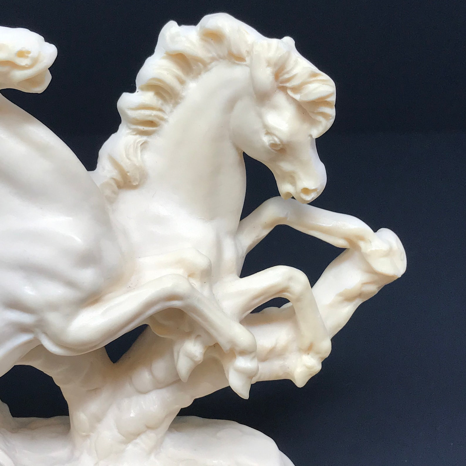 A. Santini Signed Horse Sculpture /Vintage Italian Sculpture Etsy