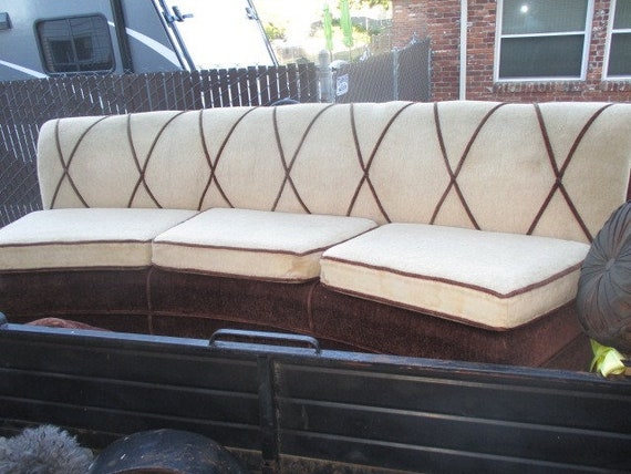 8 Feet Long Curved Art Deco Mid Century Modern Retro Vintage Etsy