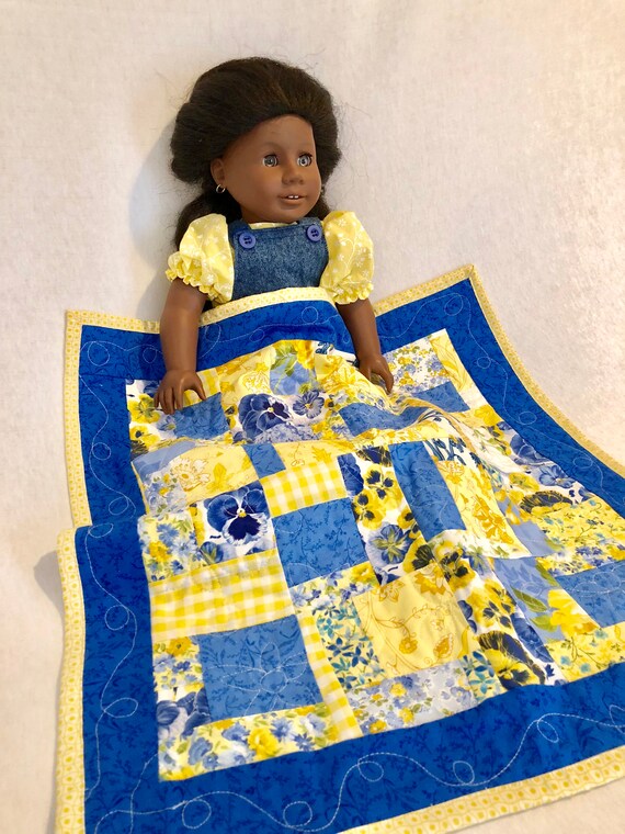 american girl doll blanket dimensions