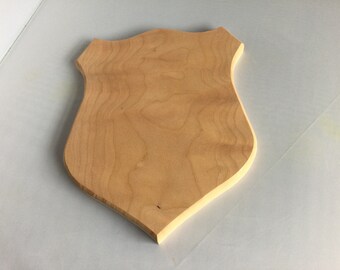 Deer antler placard