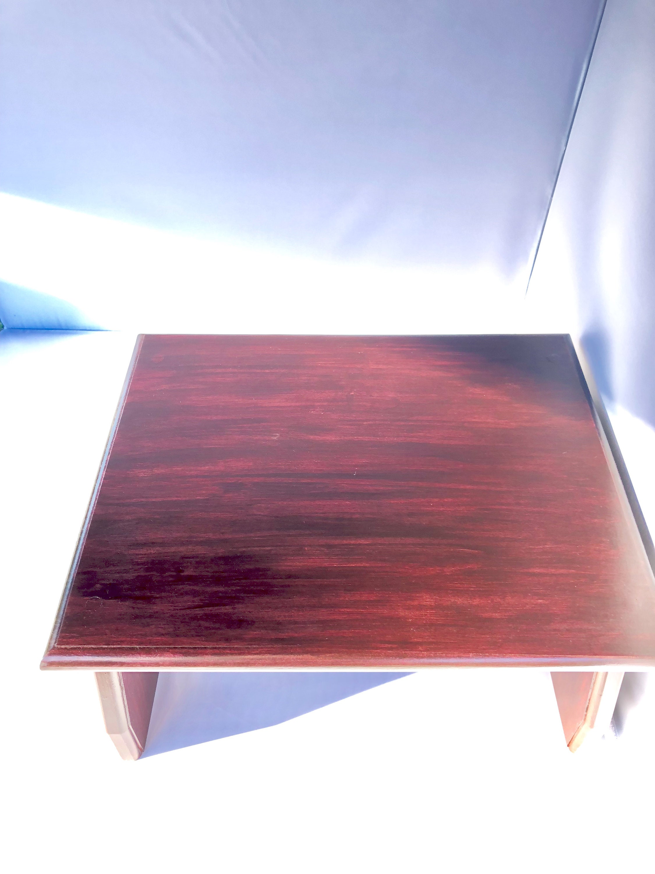 Taburete de paso extra ancho / Banco de pie de madera de | Etsy