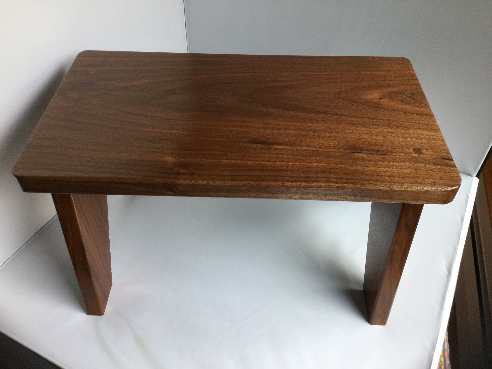 Mid-Century Modern Step Stool Adult Walnut Hardwood Step | Etsy