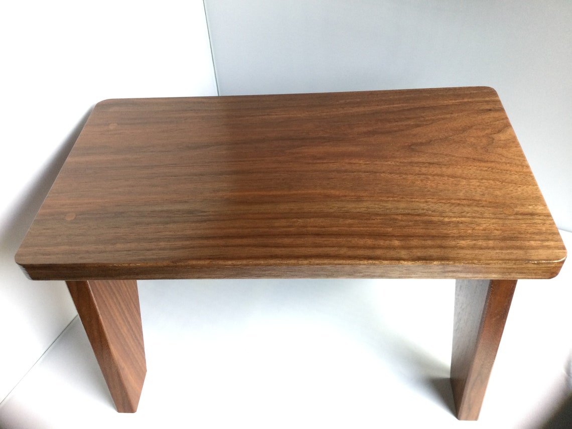 Mid-Century Modern Step Stool Adult Walnut Hardwood Step | Etsy
