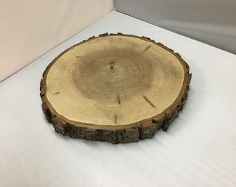 table platter|table decor|tree cookie