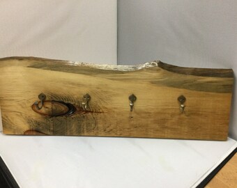 Coat Rack/Wall mounted coat rack/Live edge coat rack