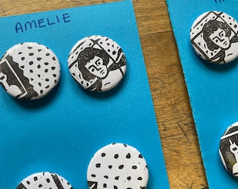 Pin Badge - Amelie