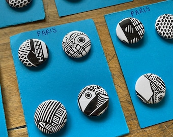 Pin Badges - Paris