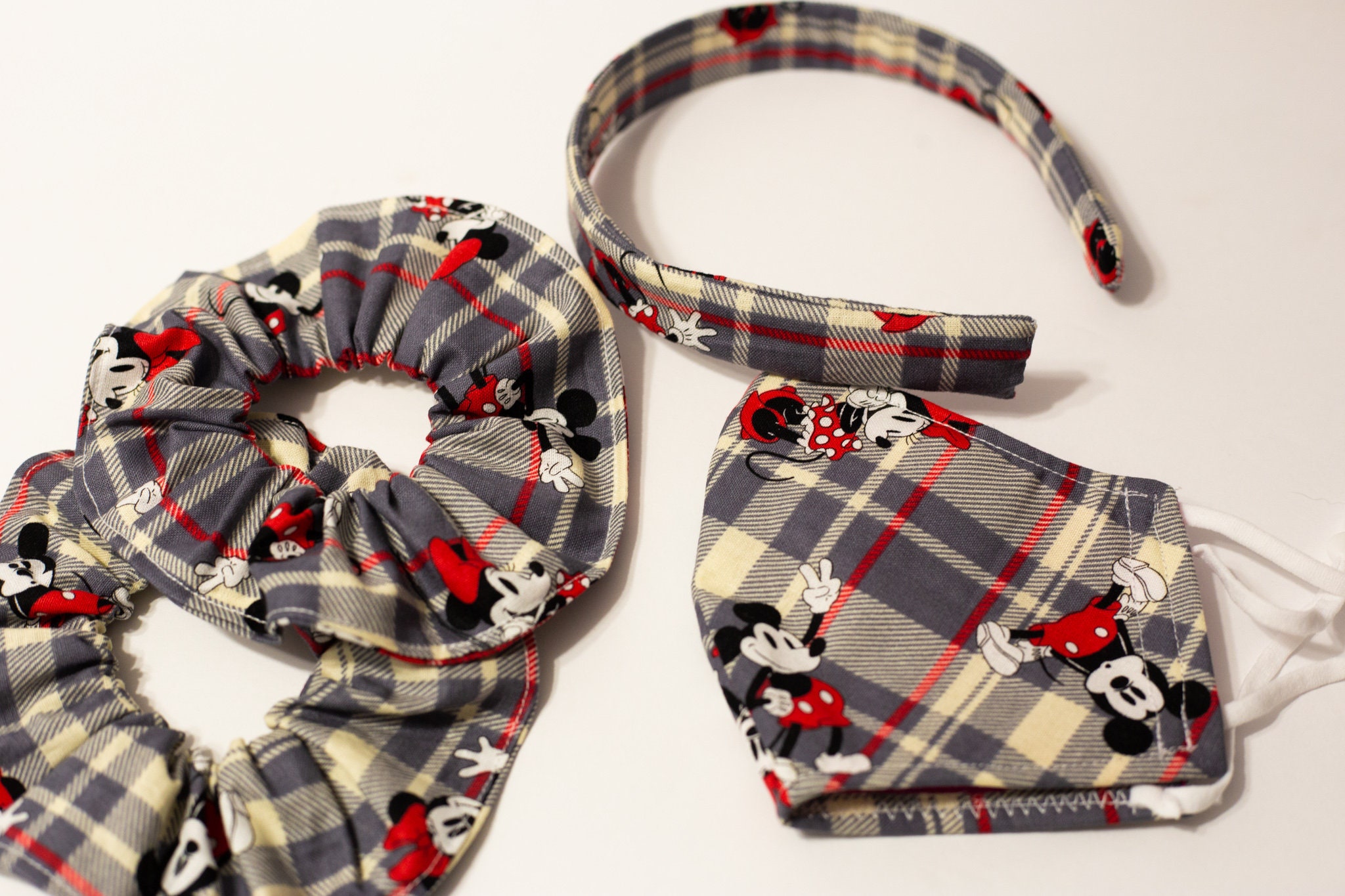 Mouse Plaid Zipper Pouch Bundle Etsy