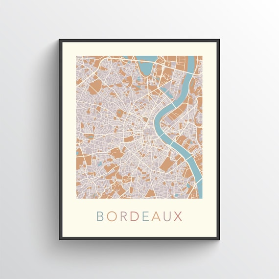 Bordeaux france of map Bordeaux