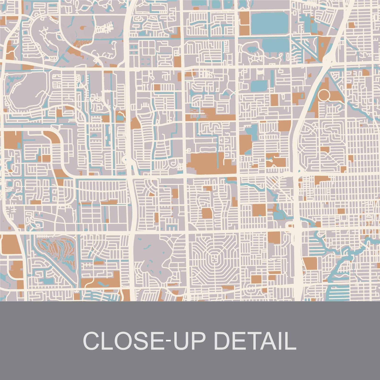 Fort Lauderdale Map Florida Fort Lauderdale Print Fort - Etsy