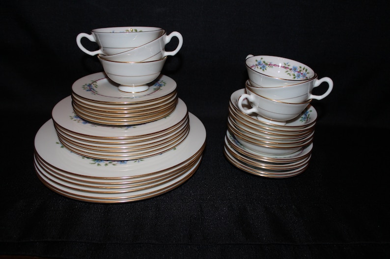 LENOX BELVIDERE S314 6 Full Place Settings 6 Pieces per Place Setting