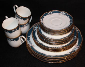 Vintage Noritake Sandhurst Bone China Dinnerware, 48-piece Set