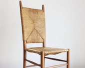 High-back dining chair, France ca 1950