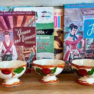Vintage / set of 3 / Franciscan / Apple pattern / sherbet / dessert / cups / bowls