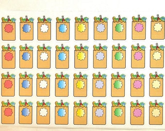 Grocery Checklist Stickers Grocery List Shopping Planner | Etsy