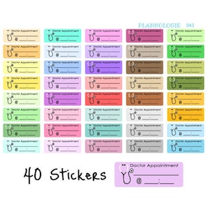 DOCTOR Appointment Planner Stickers