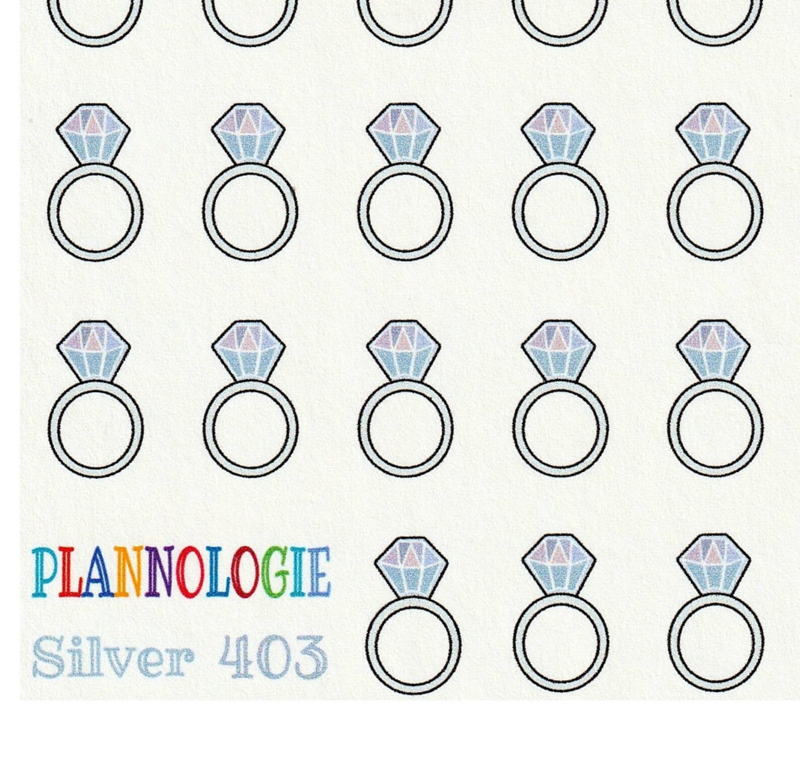 Diamond Ring Stickers Wedding Stickers Engagement Stickers Etsy