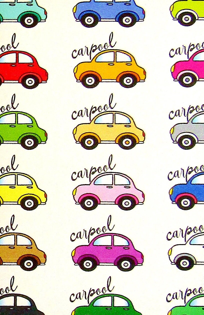 Carpool Planner Stickers Car Pool Drop Off Pick Up Kids Etsy